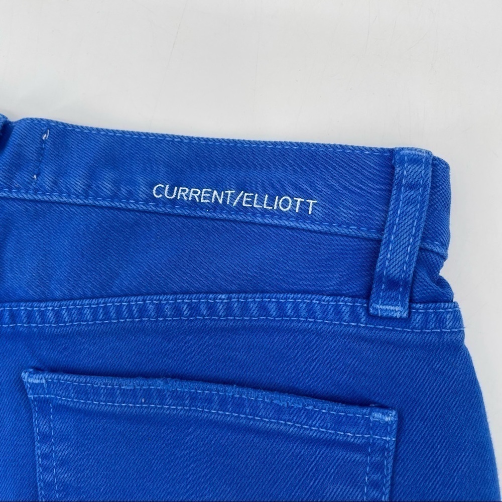 NEW! The Boyfriend Short in Blue with Raw Hem - Picture 11 of 15